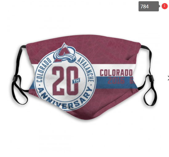 NHL Colorado Avalanche #3 Dust mask with filter